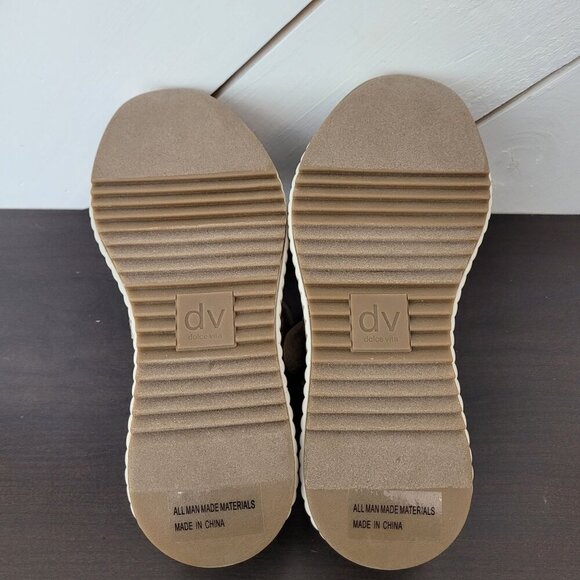 NEW Dv Dolce Vita Womens 10 Fighter Natural Platform Sandals - Picture 8 of 9